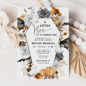 ハロウィーンベイビーシャワー招待状、小さなブー 招待状