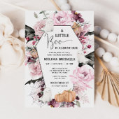 ハロウィーンベイビーシャワー招待状、小さなブー 招待状