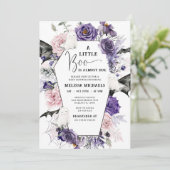 ハロウィーンベイビーシャワー招待状、小さなブー 招待状 (スタンド正面)