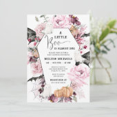 ハロウィーンベイビーシャワー招待状、小さなブー 招待状 (スタンド正面)