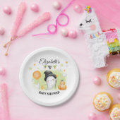 ハロウィーンベイビーシャワー紙プレート少しブー ペーパープレート (パーティー)