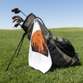 ハロウィーンベクトル ゴルフタオル (グリーン)