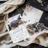 ハロウィーンベビーが赤ちゃんシャワーを醸造 招待状