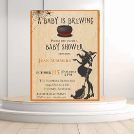 ハロウィーンベビーはブルーイング魔女10月 ポストカード