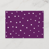 ハロウィーンベビーは赤ちゃんシャワーのブックリクエストを醸造している エンクロージャーカード (裏面)