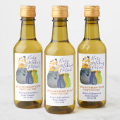 ハロウィーンベビーシャワーお気に入りベビー作り薬 ワインラベル (ボトル)