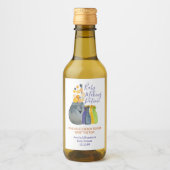 ハロウィーンベビーシャワーお気に入りベビー作り薬 ワインラベル (正面)