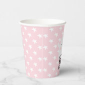 ハロウィーンベビーシャワーかわいい幽霊ピンク 紙コップ (右)