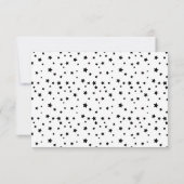 ハロウィーンベビーシャワーオムツブラック招待状 招待状 (裏面)