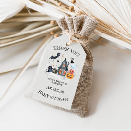 ハロウィーンベビーシャワーカボチャ ギフトタグ