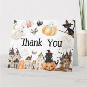 ハロウィーンベビーシャワーサンキューカード サンキューカード (正面)