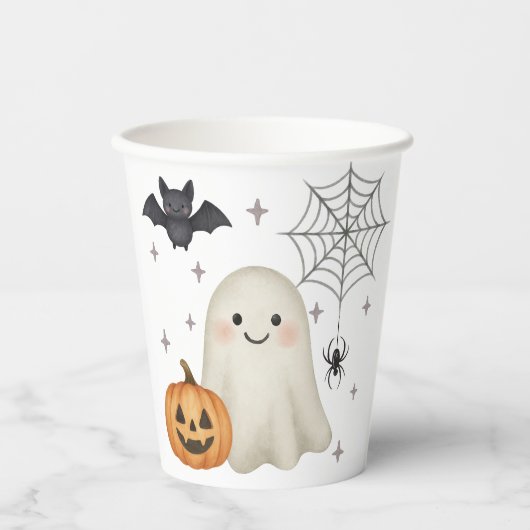 ハロウィーンベビーシャワーデコール 紙コップ (正面)