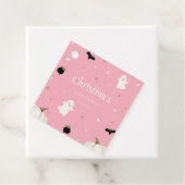 ハロウィーンベビーシャワーパステルピンク フェイバータグ (インサイチュ)