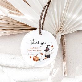 ハロウィーンベビーシャワーメッセージカード フェイバータグ