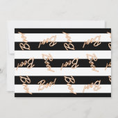 ハロウィーンベビーシャワーモダンシック招待状 招待状 (裏面)