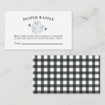 ハロウィーンベビーシャワーリトルブオムツラッフル