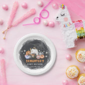 ハロウィーンベビーシャワーリトルブカボチャ ペーパープレート (パーティー)