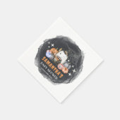 ハロウィーンベビーシャワーリトルブボンプキン紙 スタンダードカクテルナプキン (角)