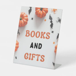 ハロウィーンベビーシャワーリトルブー招待状 台座サイン