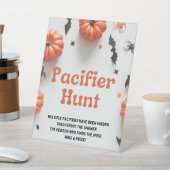 ハロウィーンベビーシャワーリトルブー招待状 台座サイン (インサイチュ)