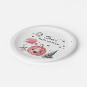 ハロウィーンベビーシャワーリトルブー紙プレート ペーパープレート (アングル)