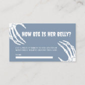 ハロウィーンベビーシャワー彼女のベリーカードはどれくらい大きい エンクロージャーカード (正面)