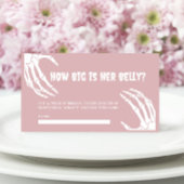 ハロウィーンベビーシャワー彼女のベリーカードはどれくらい大きい エンクロージャーカード