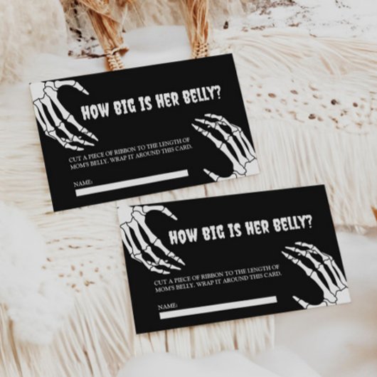 ハロウィーンベビーシャワー彼女のベリーカードはどれくらい大きい エンクロージャーカード