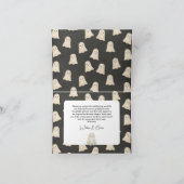 ハロウィーンベビーシャワー折り畳みサンキューカード サンキューカード (内部)