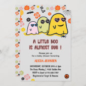 ハロウィーンベビーシャワー招待状ほぼ期限 招待状 (正面/裏面)