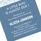 ハロウィーンベビーシャワー招待状ズリトルブブルー 招待状