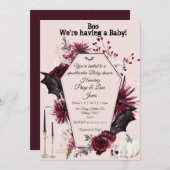 ハロウィーンベビーシャワー招待状 招待状 (正面/裏面)
