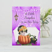 ハロウィーンベビーシャワー招待状 招待状 (スタンド正面)