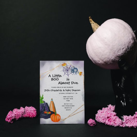 ハロウィーンベビーシャワー招待状 招待状