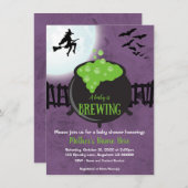 ハロウィーンベビーシャワー招待状 招待状 (正面/裏面)