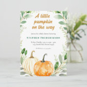 ハロウィーンベビーシャワー招待状 招待状 (スタンド正面)