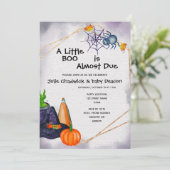 ハロウィーンベビーシャワー招待状 招待状 (スタンド正面)
