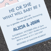 ハロウィーンベビー性別による招待可憐幽霊 招待状