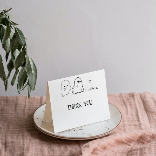 ハロウィーンベビー感謝してい醸造あなたベイビーシャワー サンキューカード