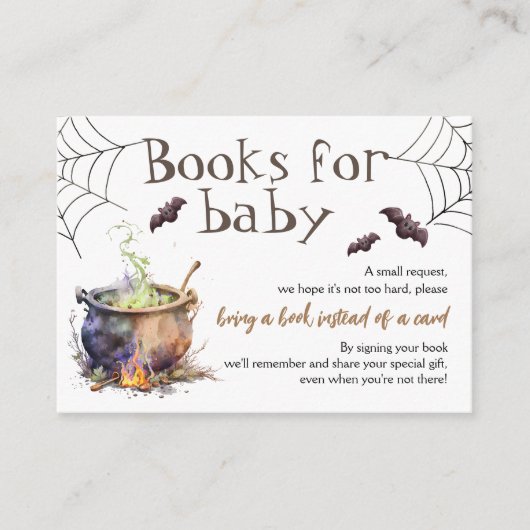 ハロウィーンベビー男女兼用書 エンクロージャーカード (正面)