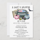 ハロウィーンベビー醸造ウィッチジェンダーの明かす 招待状 (正面)