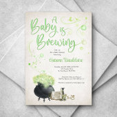 ハロウィーンベビー醸造シャワー 招待状