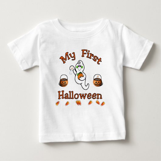 ハロウィーンベビー ベビーTシャツ (正面)