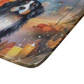 ハロウィーンベルネーズマウンテンとカボチャ怖 カッティングボード (角)