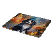 ハロウィーンベルネーズマウンテンとカボチャ怖 カッティングボード (角)