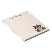 ハロウィーンベルネーズマウンテンドッグスウィッチ幽霊 ノートパッド (アングル)