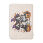 ハロウィーンベルネーズマウンテンドッグスウィッチ幽霊 バスマット (正面縦)