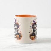 ハロウィーンベルネーズマウンテンドッグスウィッチ幽霊 マグカップ (中央)