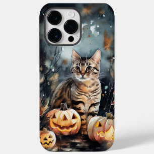 ハロウィーンベンガル猫カボチャ怖 Case-Mate iPhone 14 PRO MAXケース