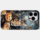 ハロウィーンベンガル猫カボチャ怖 Case-Mate iPhoneケース (裏面 (横))